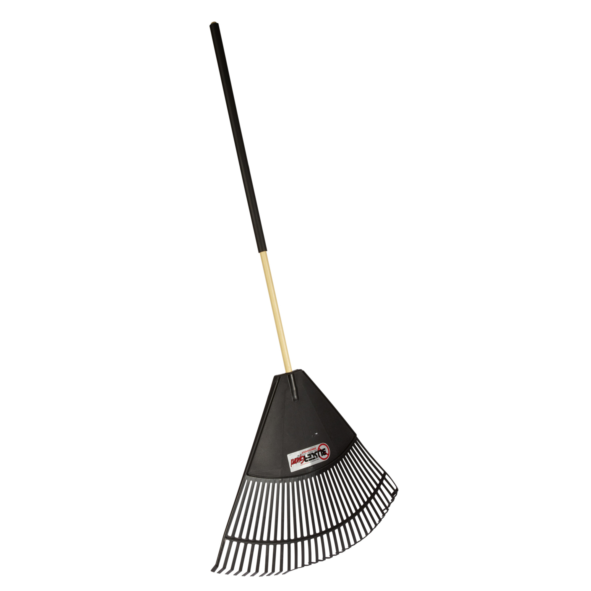 Emsco Group, 32in. Resin Leaf Rake, 48in. Wood Hndl, Foam Grip, Model# 2860